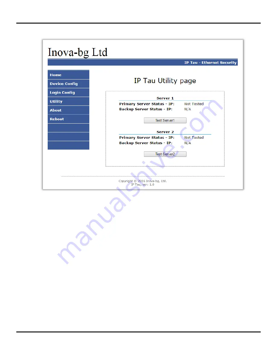 Inova-bg IP Tau User Manual Download Page 13