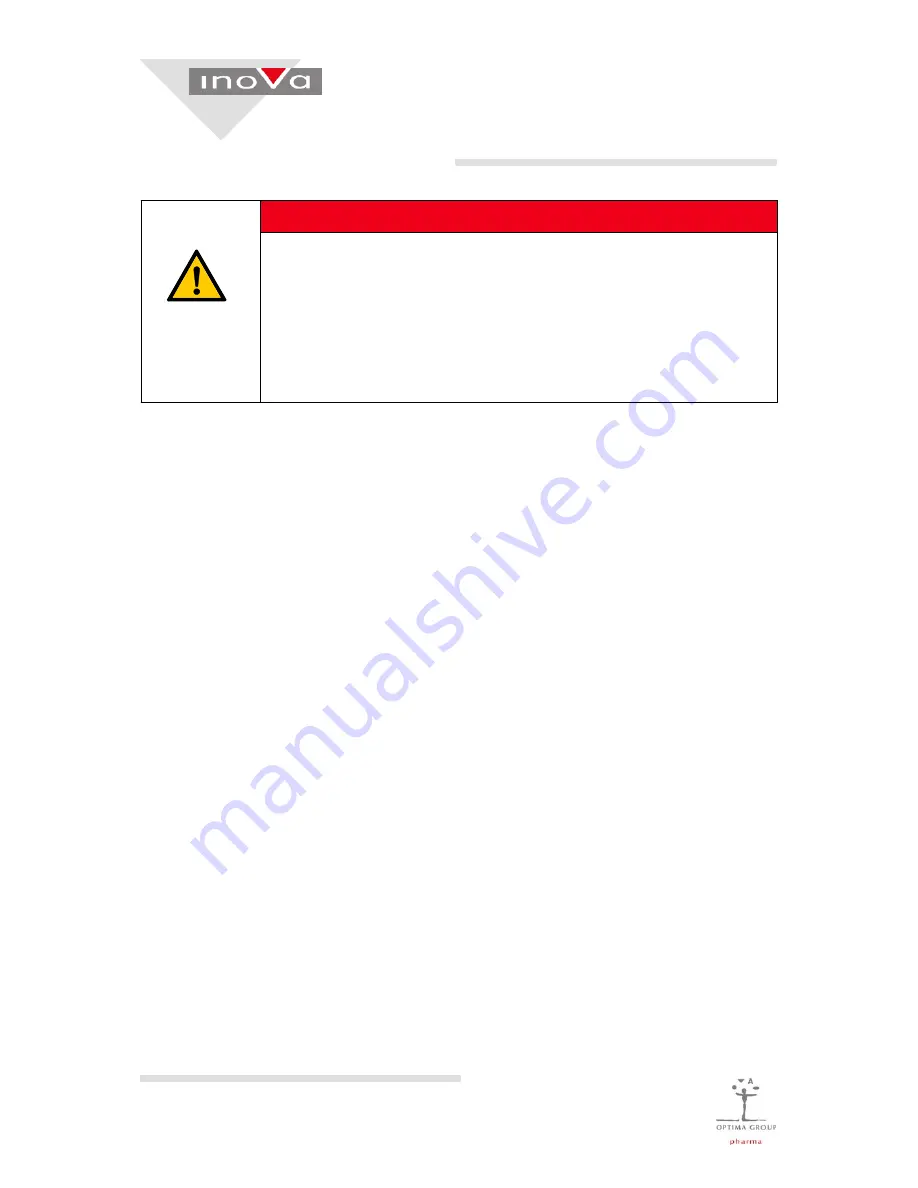 Inova SV 125 Operating Manual Download Page 34