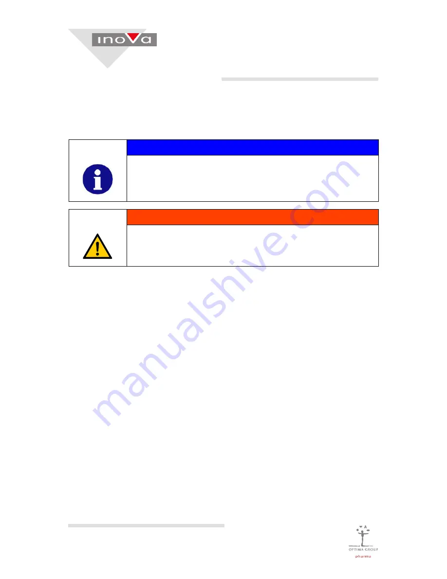 Inova SV 125 Operating Manual Download Page 38