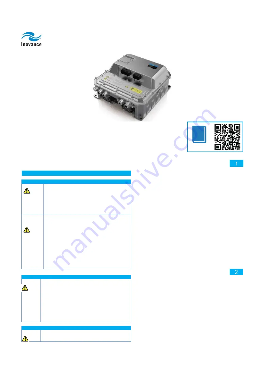 Inovance CV800 Series User Manual Download Page 1