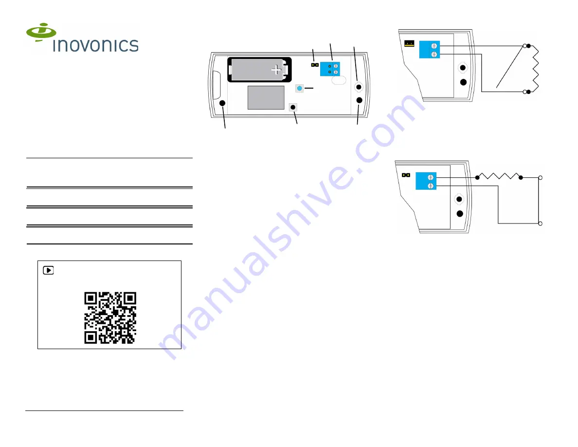 Inovonics EN1215EOL Installation Instructions Download Page 1