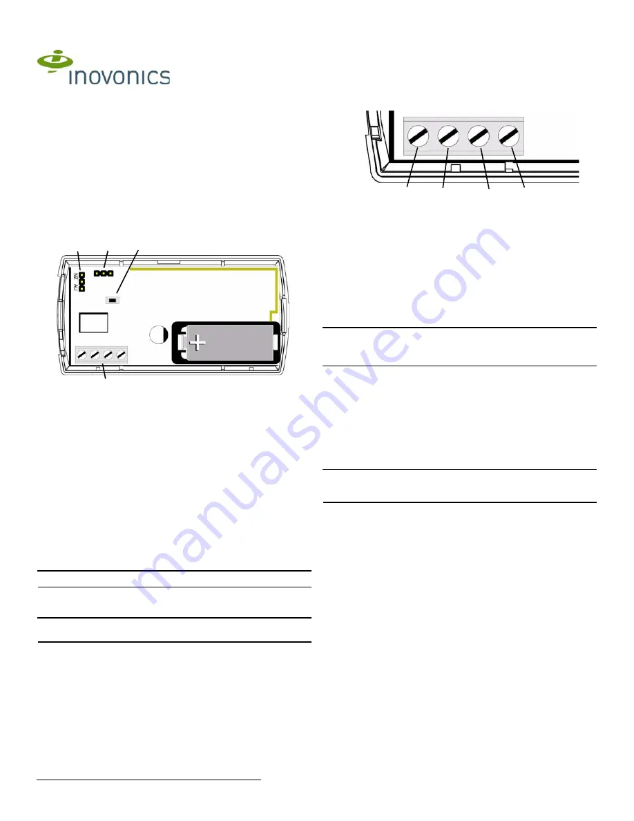 Inovonics EN1722 Installation Instructions Download Page 1