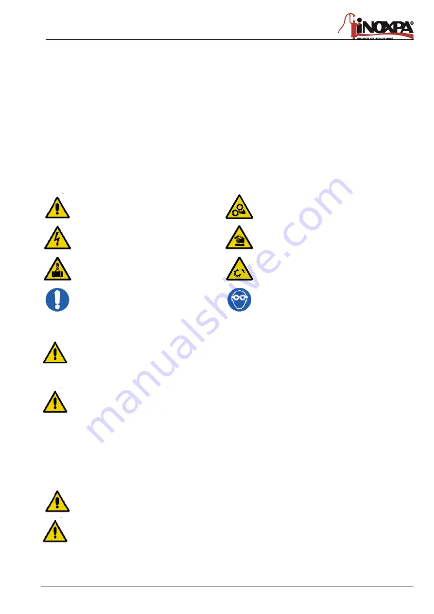 INOXPA 74700 Installation, Service And Maintenance Instructions Download Page 3