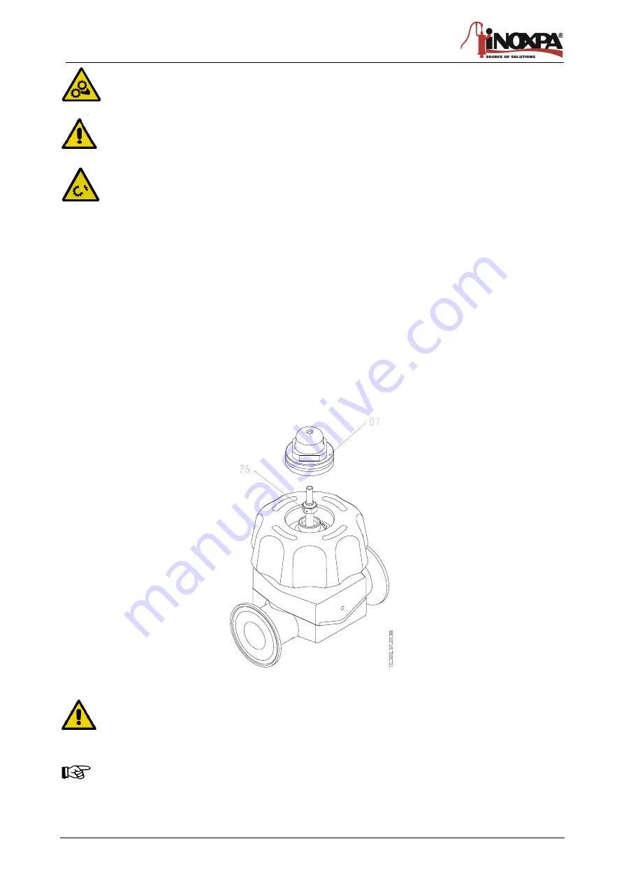 INOXPA VEEVALV Installation, Service And Maintenance Instructions Download Page 16