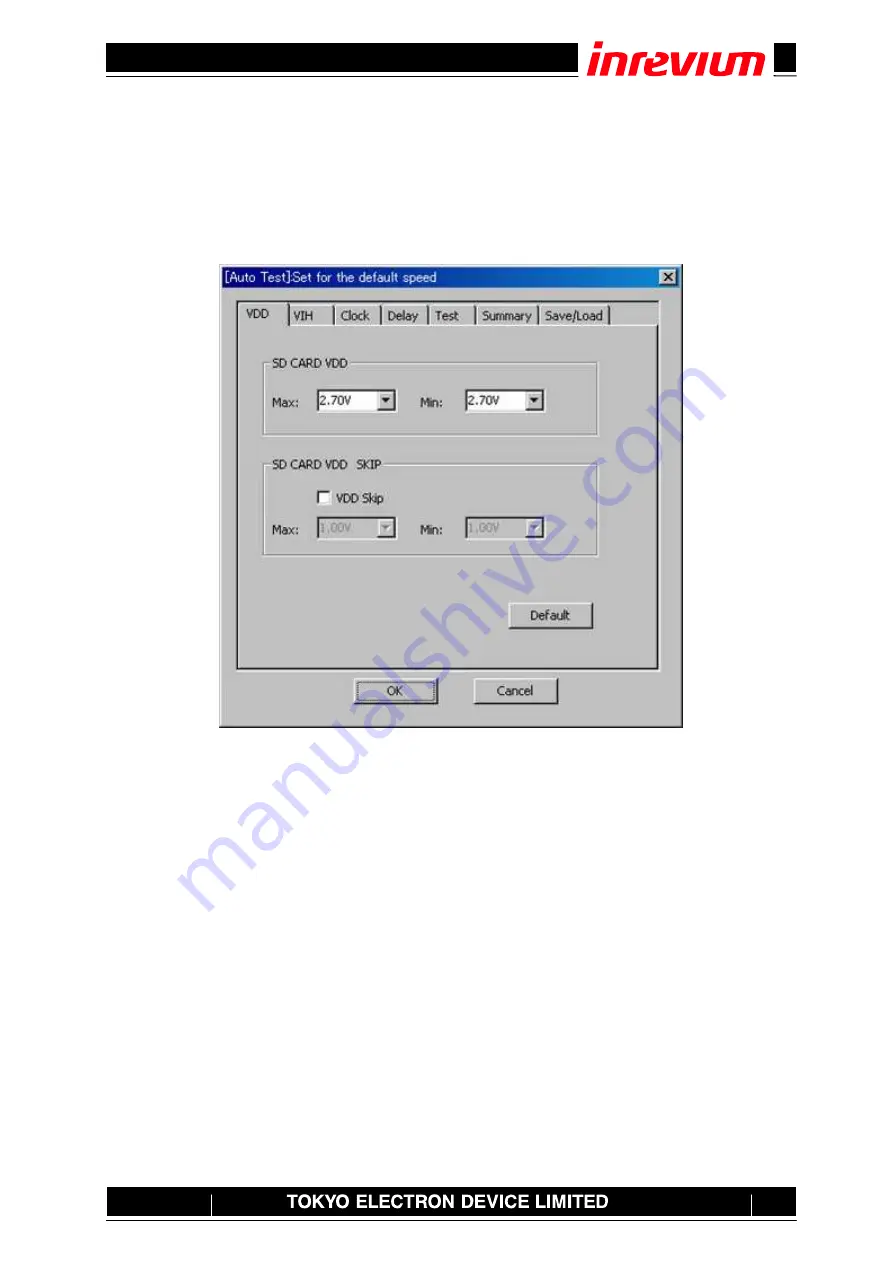 Inrevium TD-BD-SDCMPTestC User Manual Download Page 33