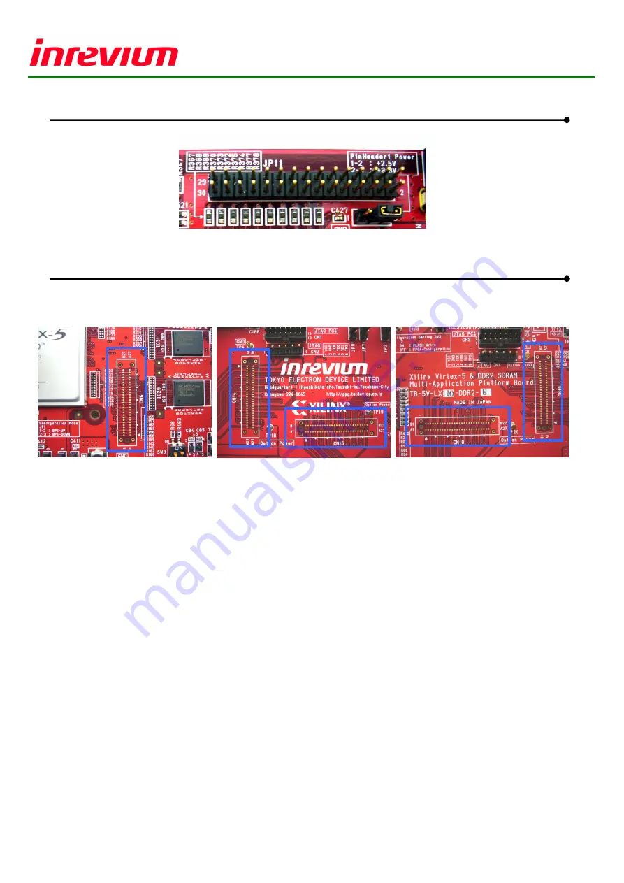 Inrevium VIRTEX-5 TB-5V-LX110/220/330-DDR2 Hardware User'S Manual Download Page 19