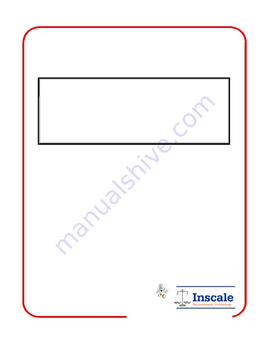 Inscale TCC 12A Скачать руководство пользователя страница 1