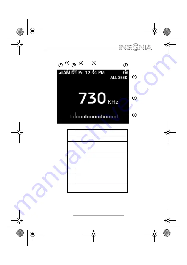 Insignia Insignia Narrator NS-CLHD01 Скачать руководство пользователя страница 11