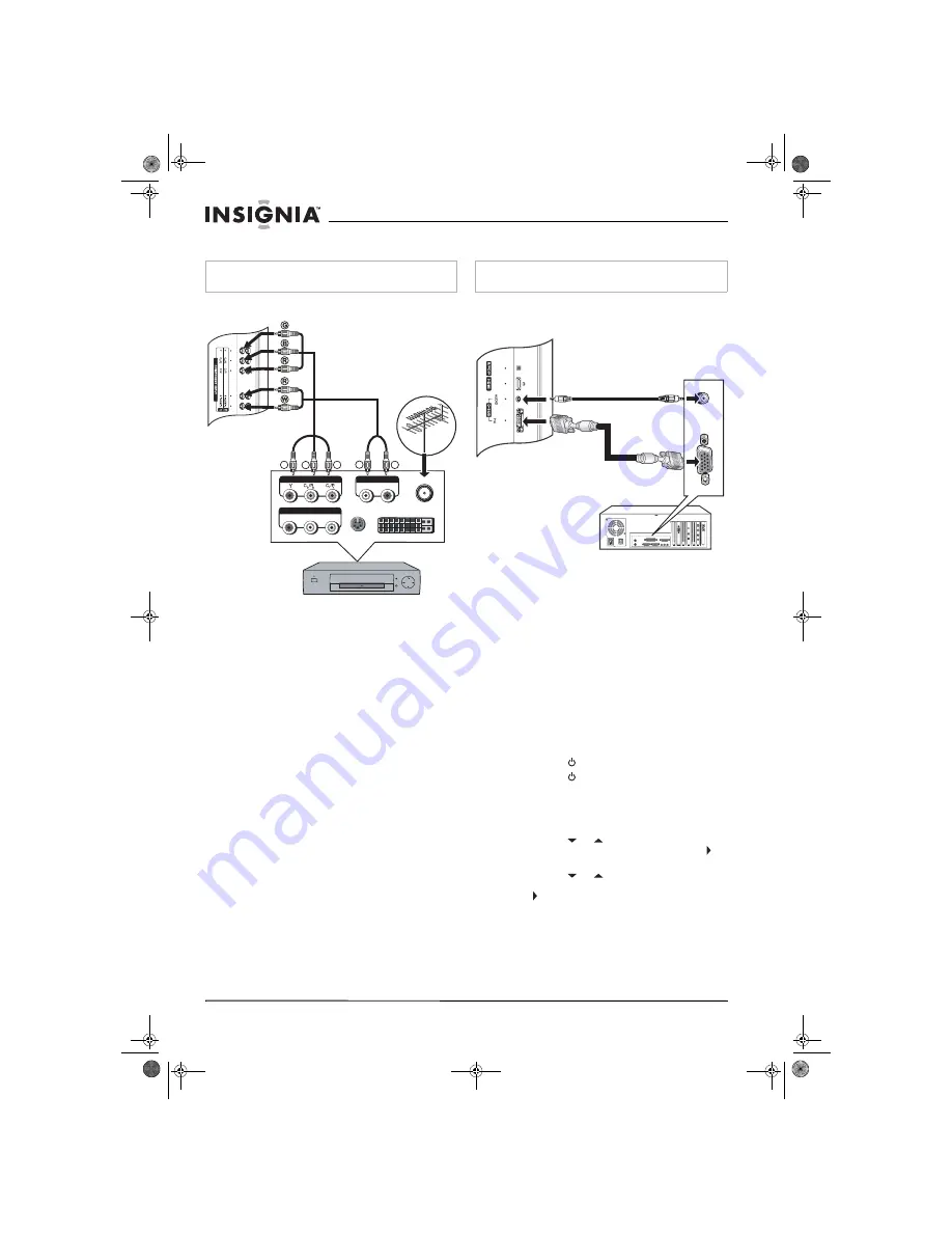 Insignia NS-27LCD User Manual Download Page 12