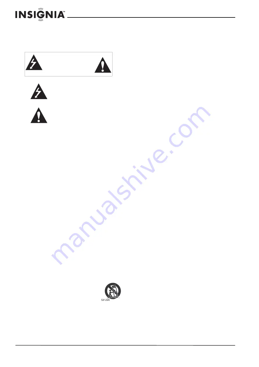 Insignia NS-32E740A12 (French) Manual De L'Utilisateur Download Page 6