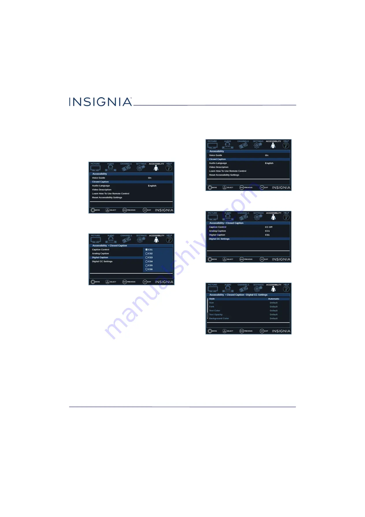 Insignia NS-39D310NA17 Скачать руководство пользователя страница 60