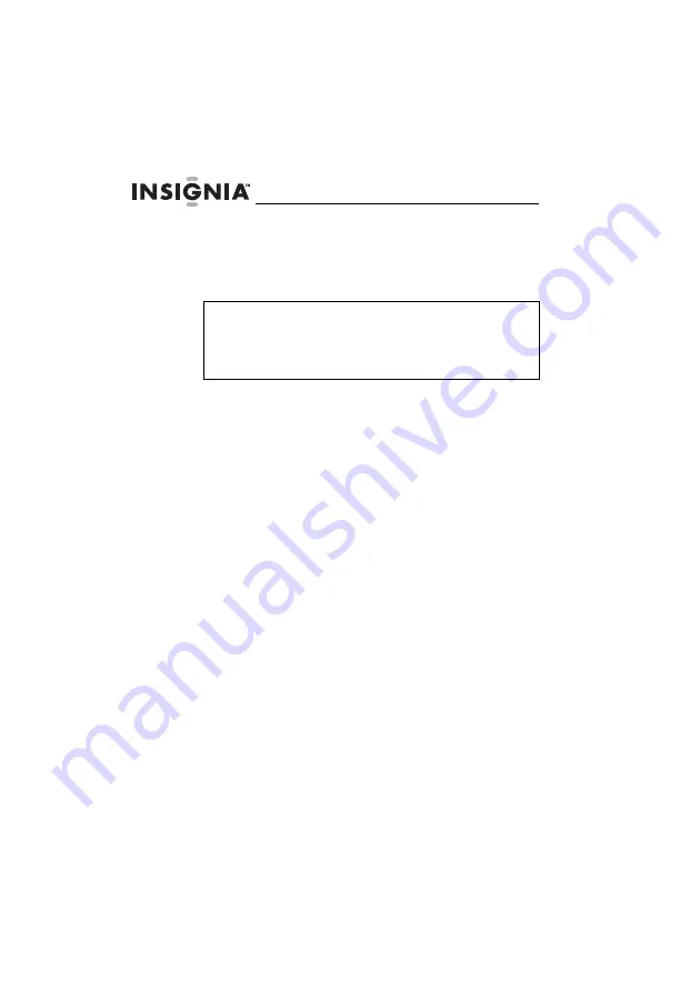 Insignia NS-C3112 User Manual Download Page 38