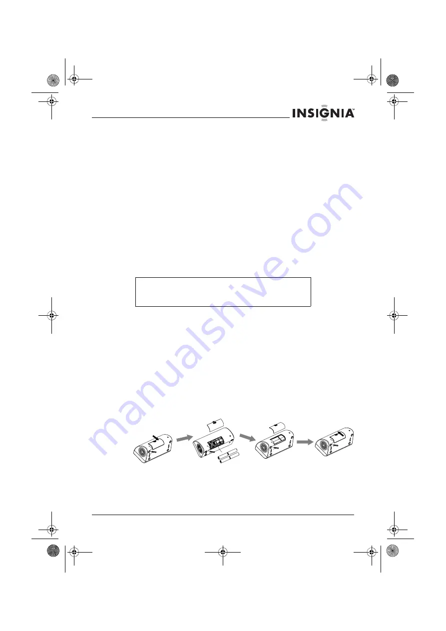 Insignia NS-CLW01 (French) Manual De L'Utilisateur Download Page 9