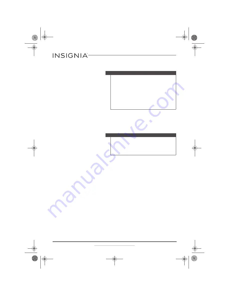 Insignia NS-DCR30A2 Скачать руководство пользователя страница 6