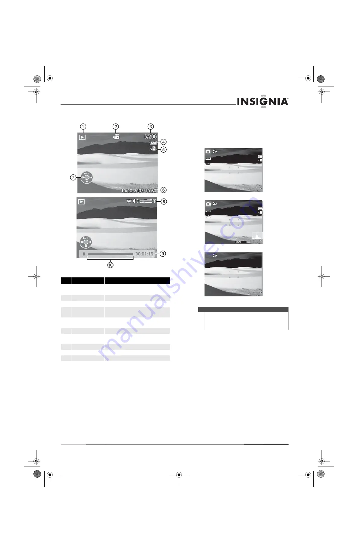 Insignia NS-DSC-10A User Manual Download Page 11