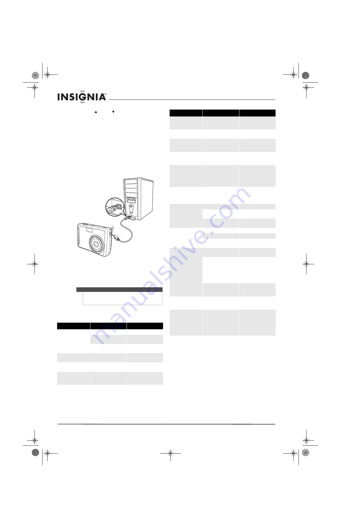 Insignia NS-DSC-10A Скачать руководство пользователя страница 22