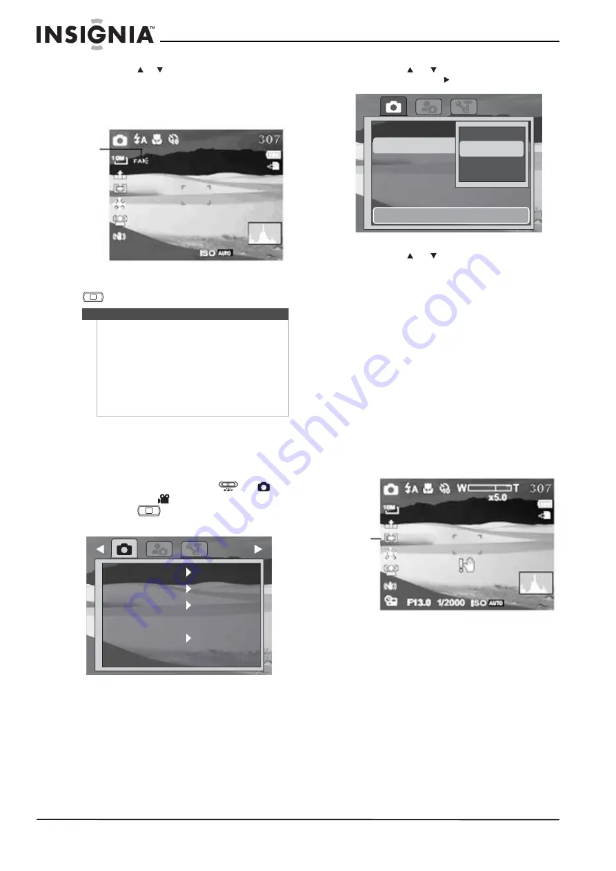 Insignia NS-DSC10SL (French) Manual De L'Utilisateur Download Page 20