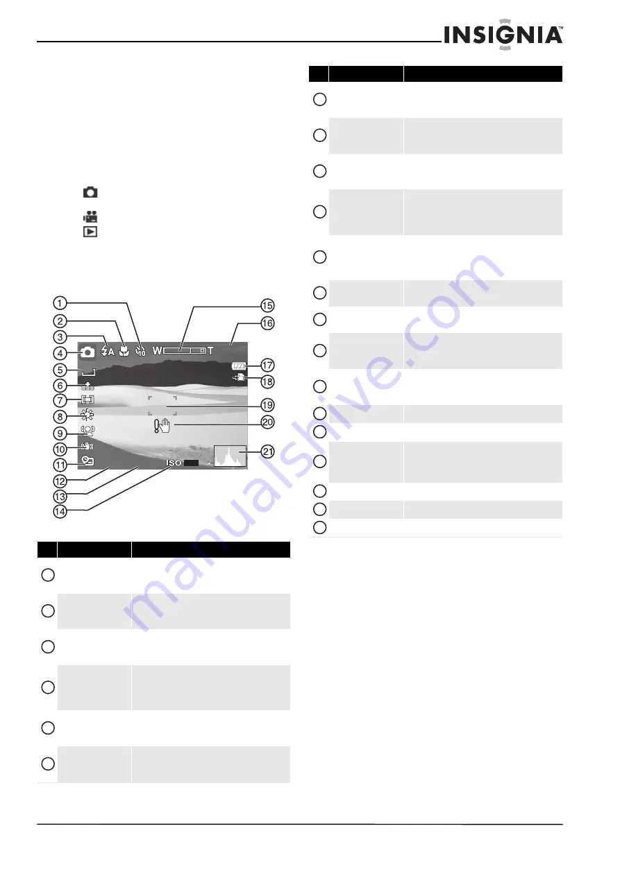 Insignia NS-DSC111 Скачать руководство пользователя страница 11