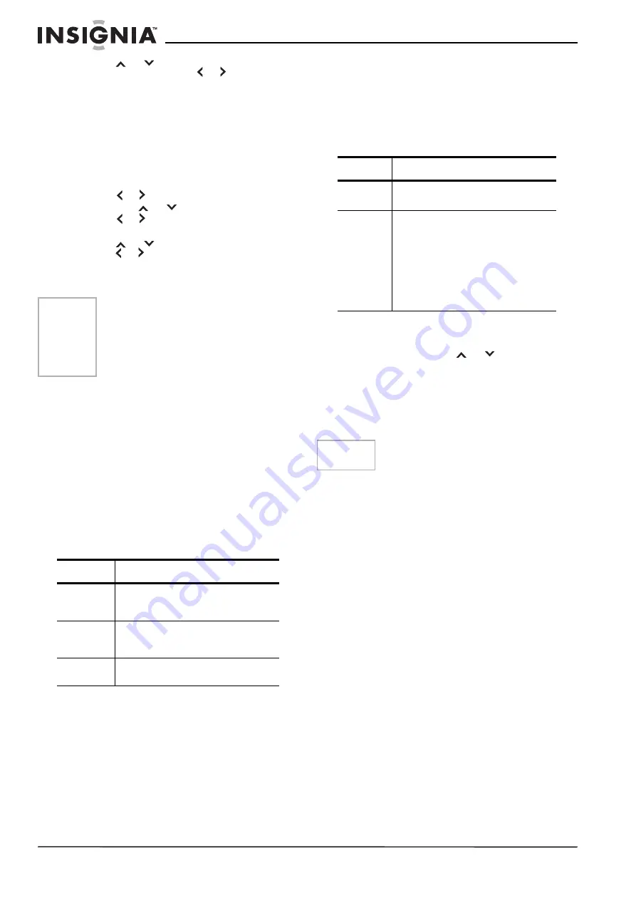 Insignia NS-FTV27 User Manual Download Page 11