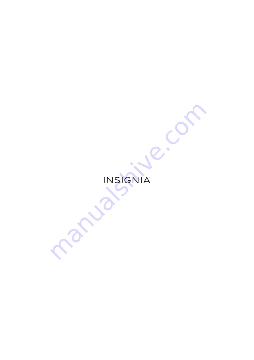 Insignia NS-HF2001 Installation Manual Download Page 10