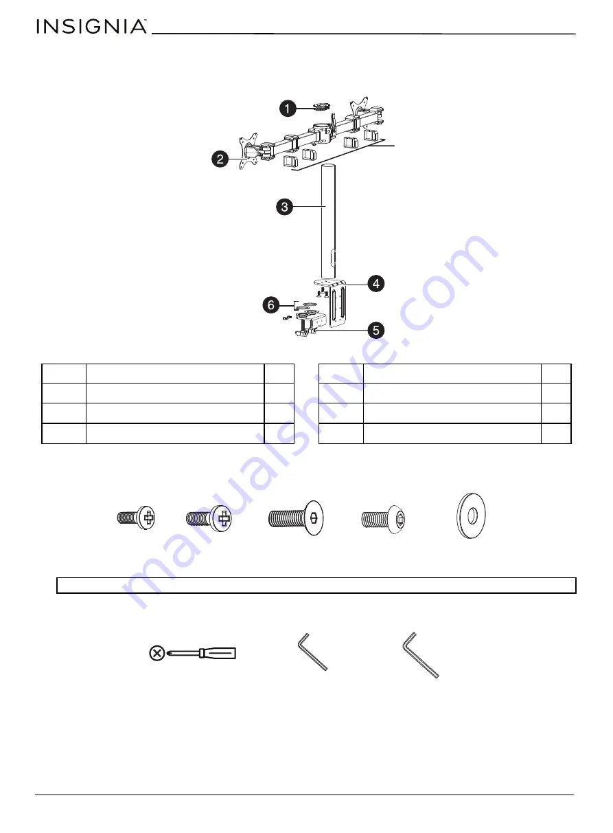 Insignia NS-PMMD22 Assembly Manual Download Page 4