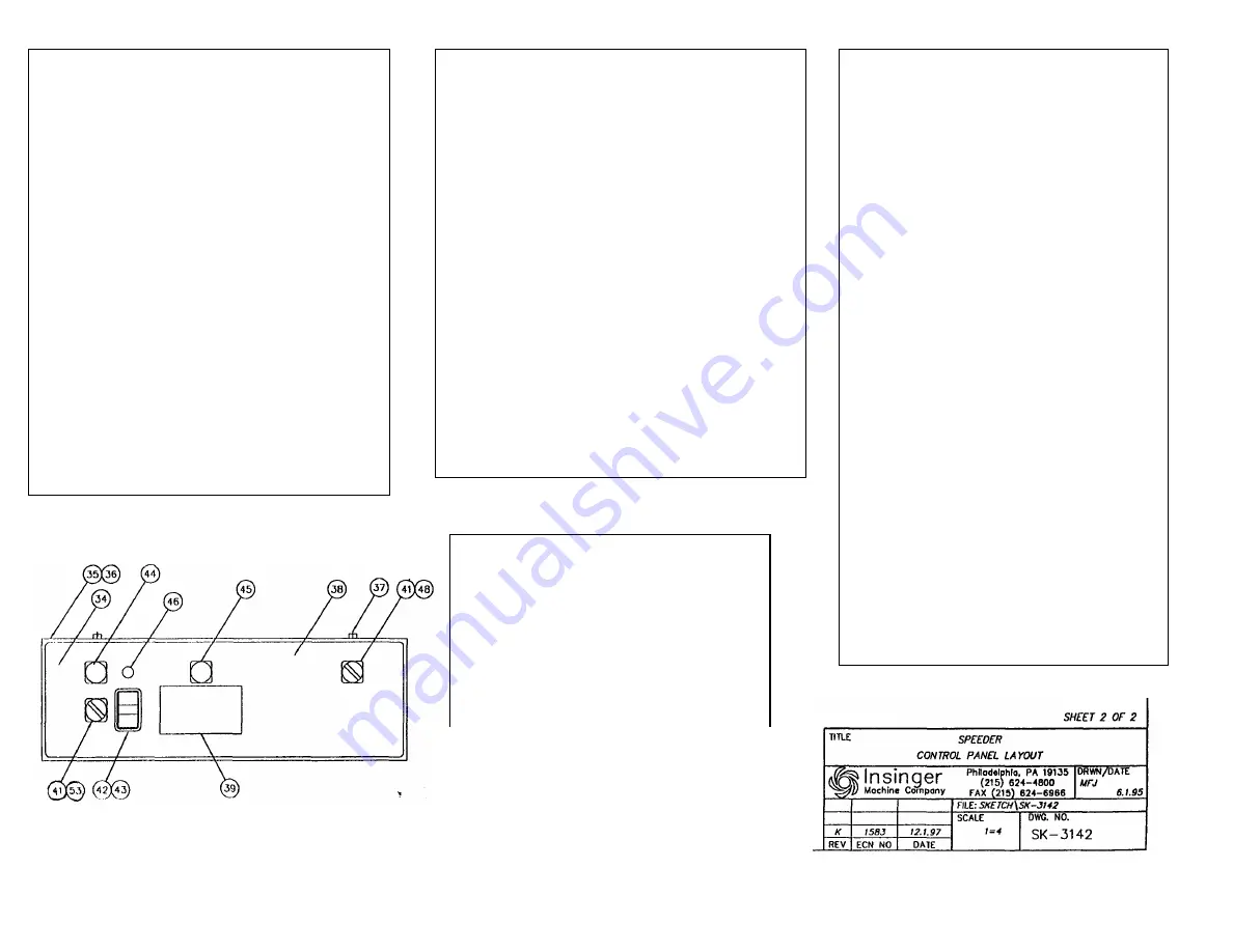 Insinger speeder series Technical Manual Download Page 40