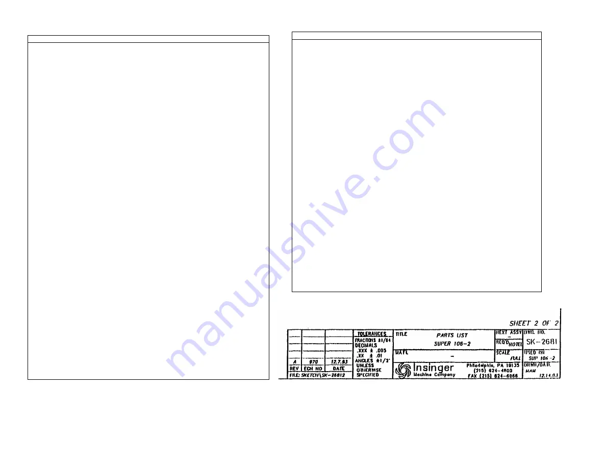 Insinger speeder series Technical Manual Download Page 50