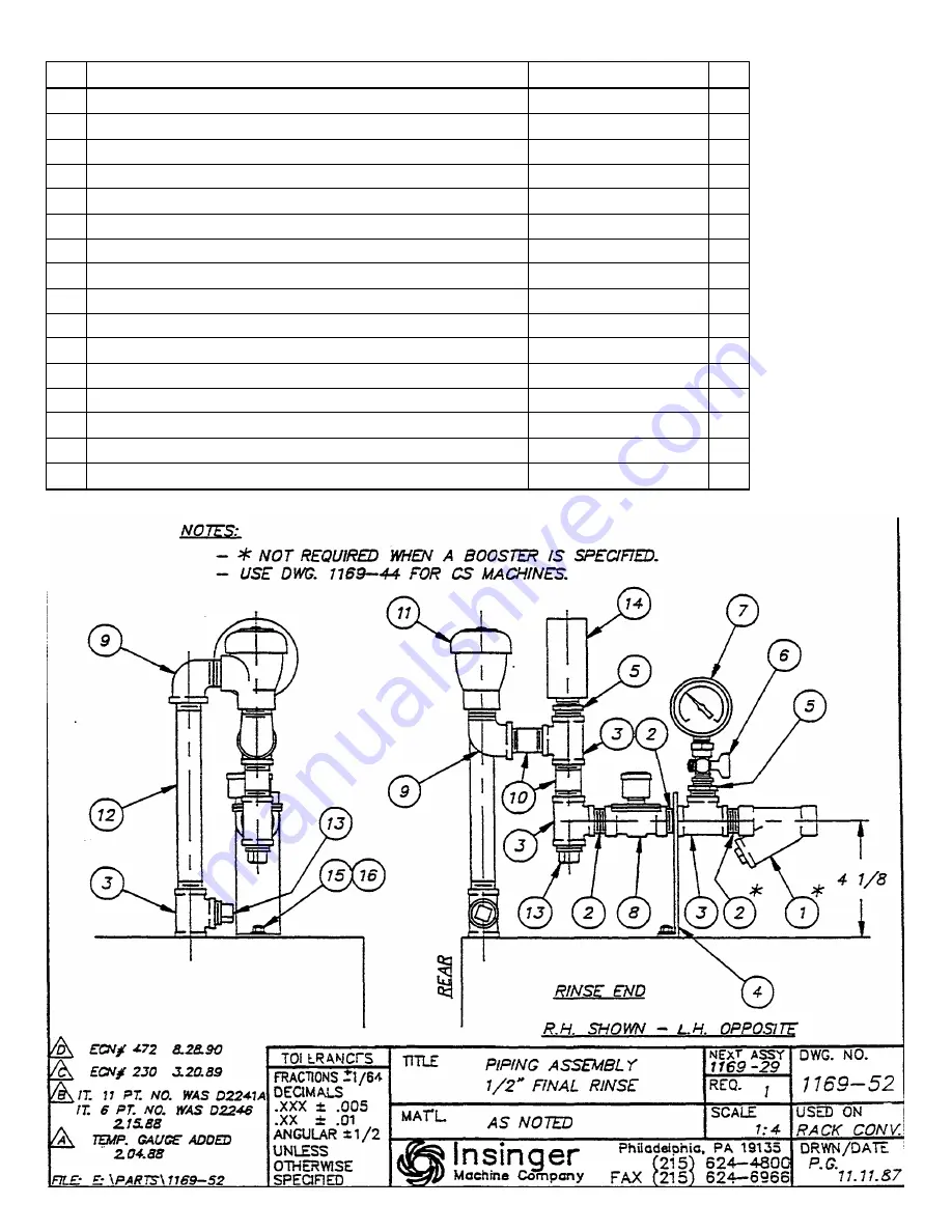 Insinger speeder series Technical Manual Download Page 69