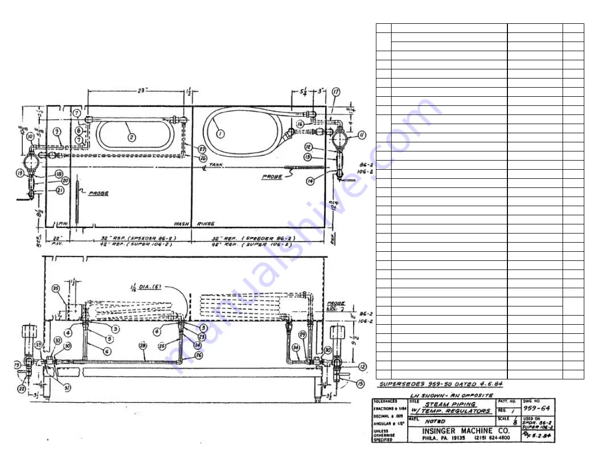 Insinger speeder series Technical Manual Download Page 81