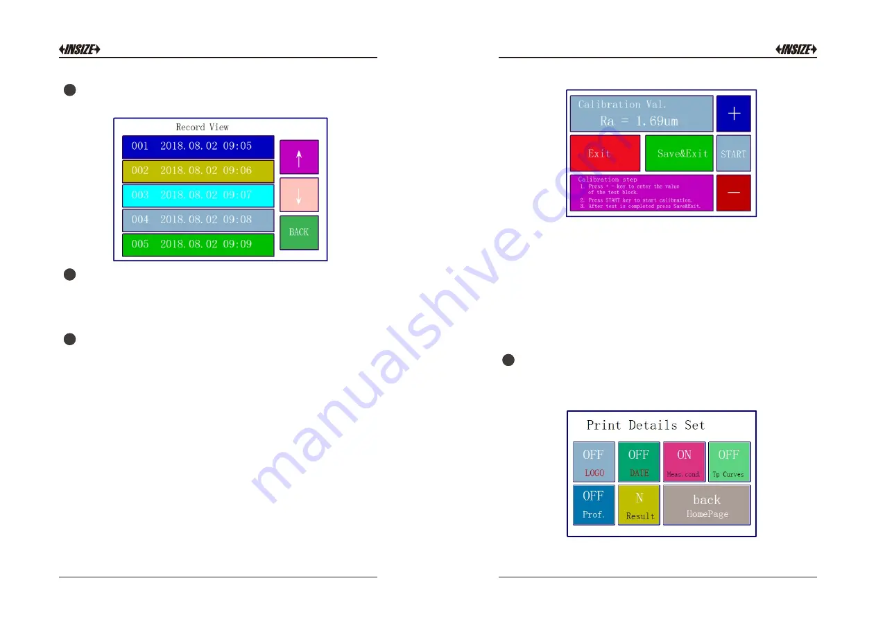 insize ISR-C300 Operation Manual Download Page 9