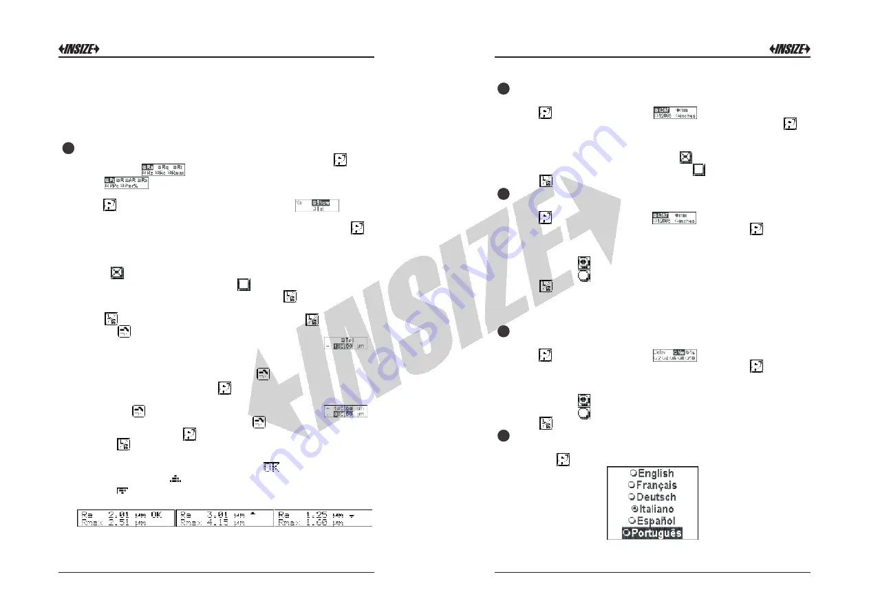 insize ISR-S300 Operation Manual Download Page 7