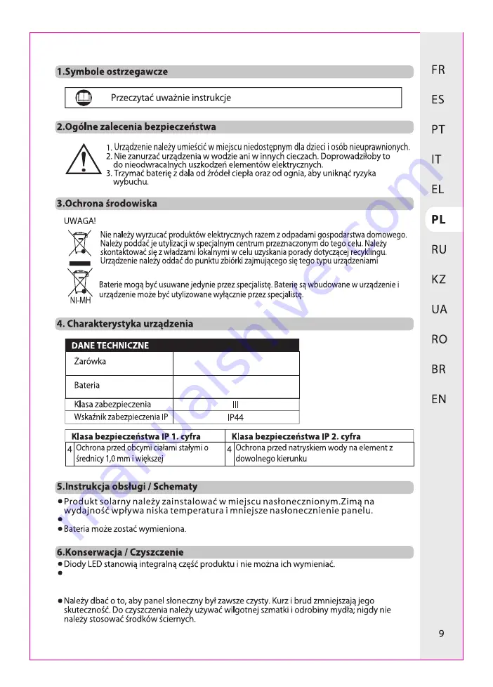 Inspire 3276000700937 Instruction Manual Download Page 9