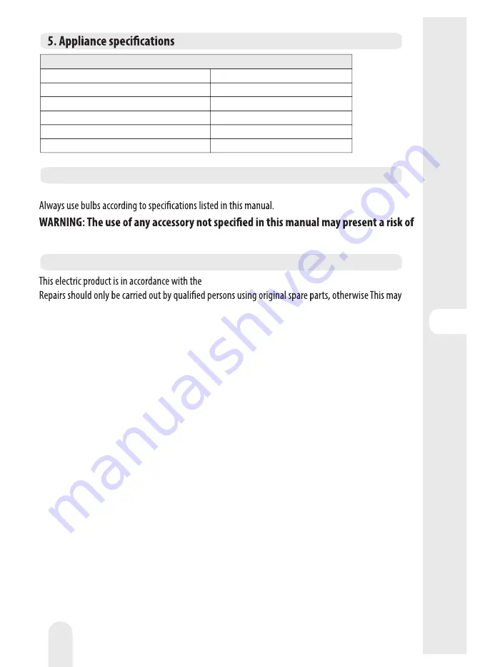 Inspire 3276007147674 Assembly, Use, Maintenance Manual Download Page 23