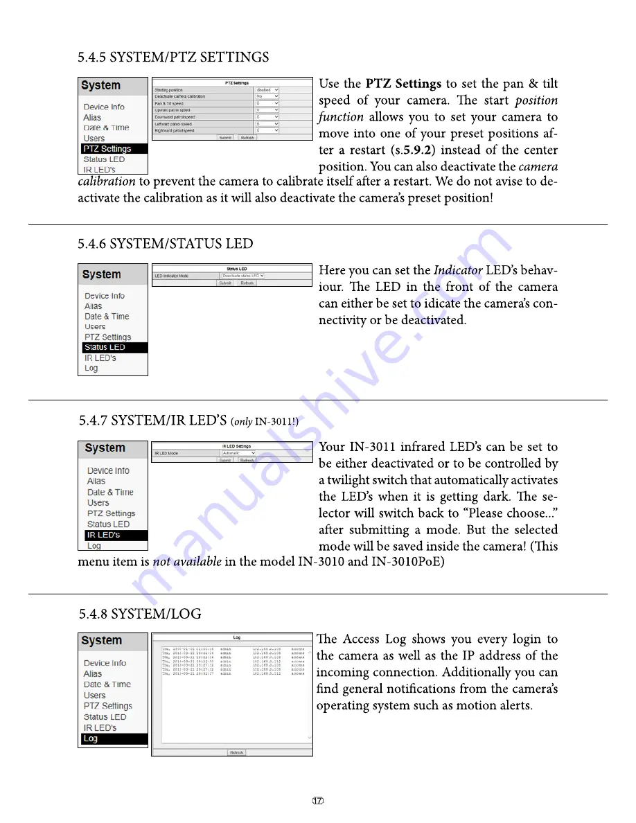 Instar IN-3010 Quick Installation Manual Download Page 19