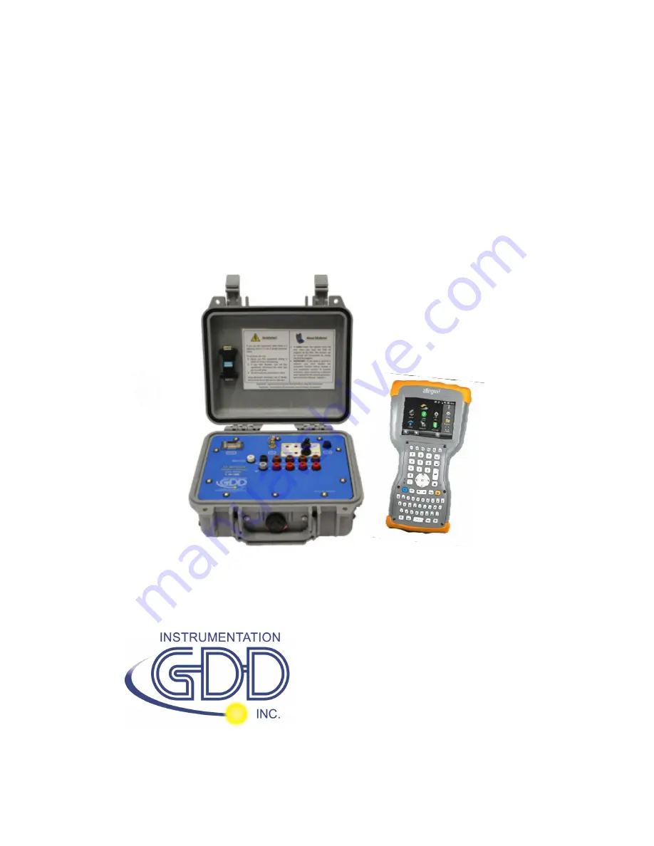 Instrumentation GDD GRx8mini Instruction Manual Download Page 1