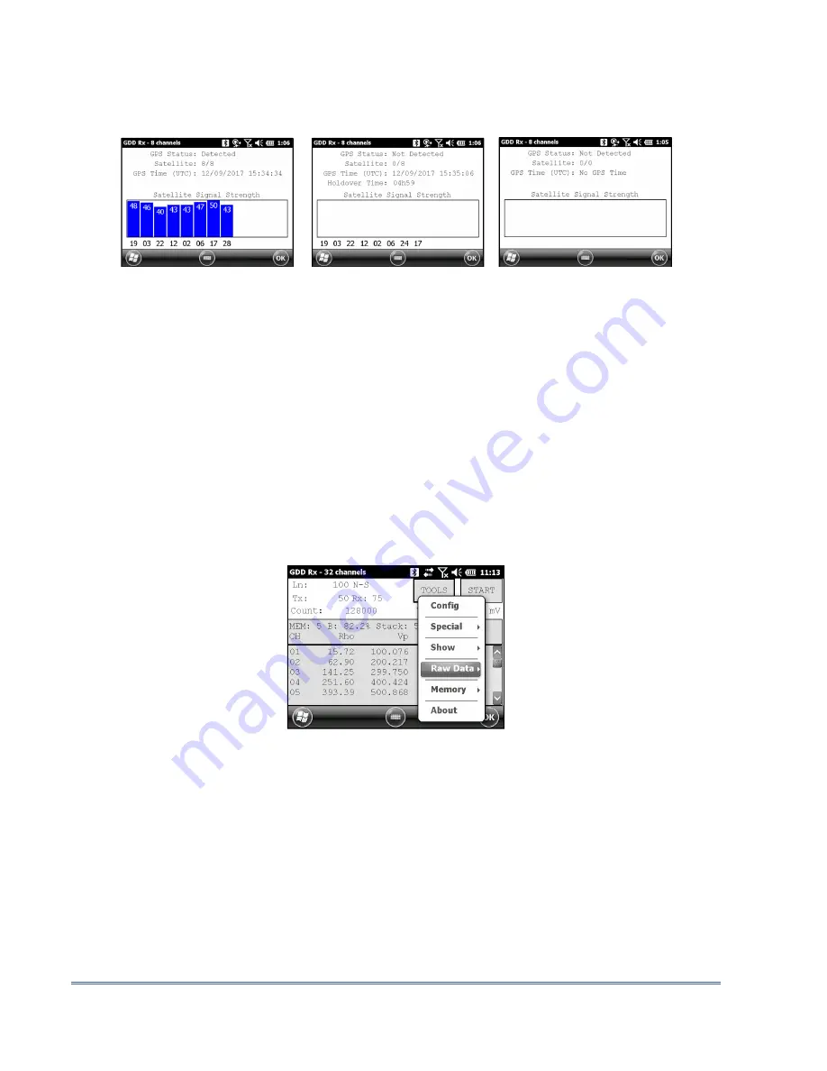 Instrumentation GDD GRx8mini Instruction Manual Download Page 62