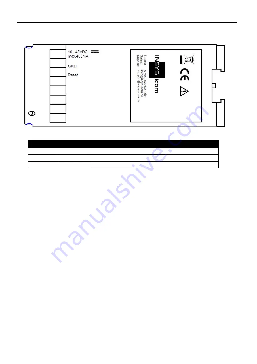 insys icom EBW-E100 Manual Download Page 22