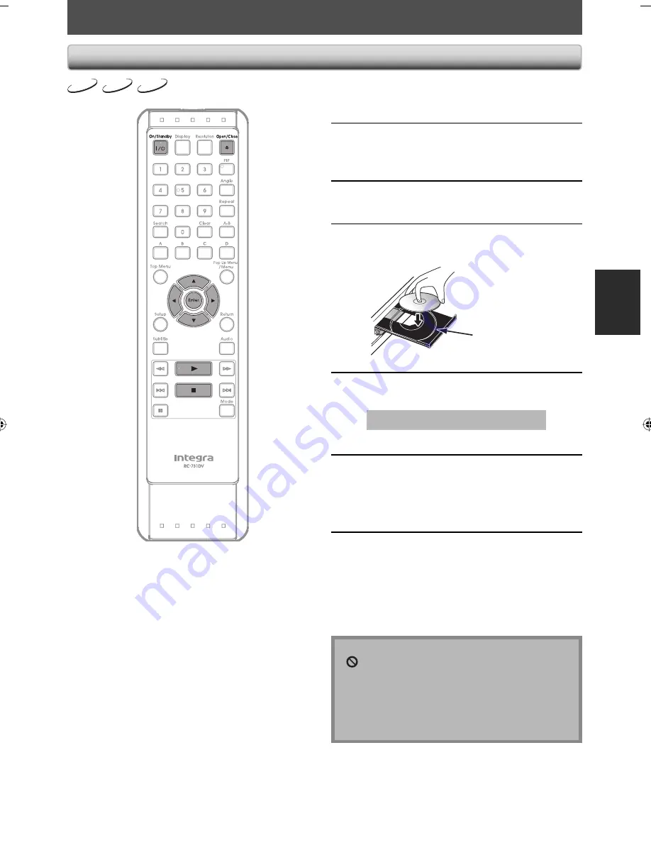 Integra DBS-30.1 Instruction Manual Download Page 23