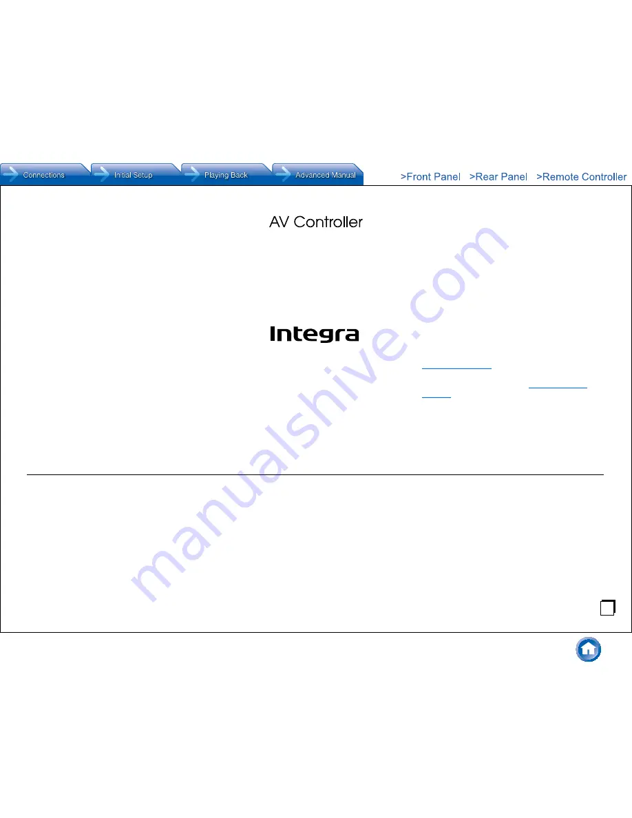 Integra DHC-60.7 Basic Manual Download Page 1