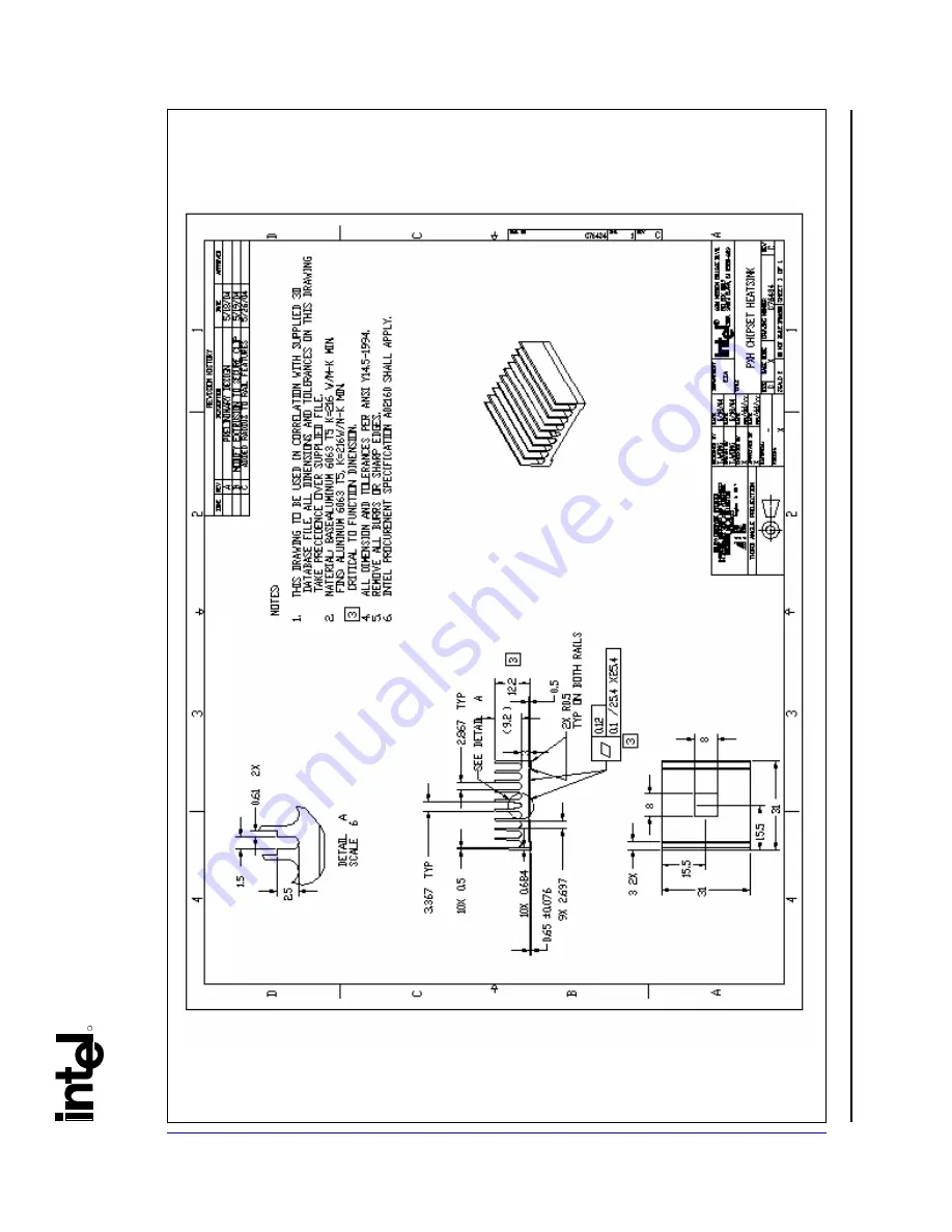 Intel 6700PXH 64-BIT PCI HUB - MECHANICAL DESIGN Design Manual Download Page 27