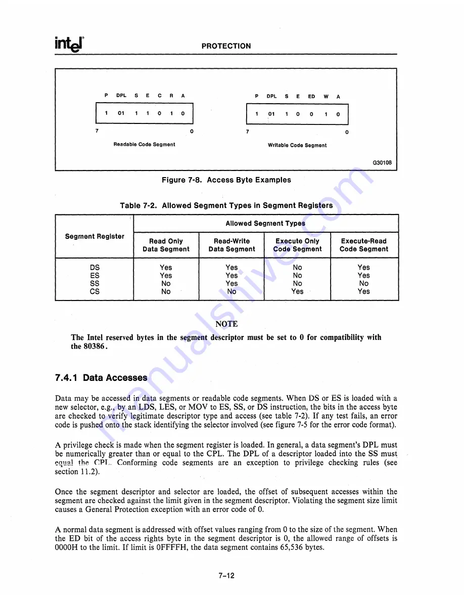 Intel 80286 Скачать руководство пользователя страница 138