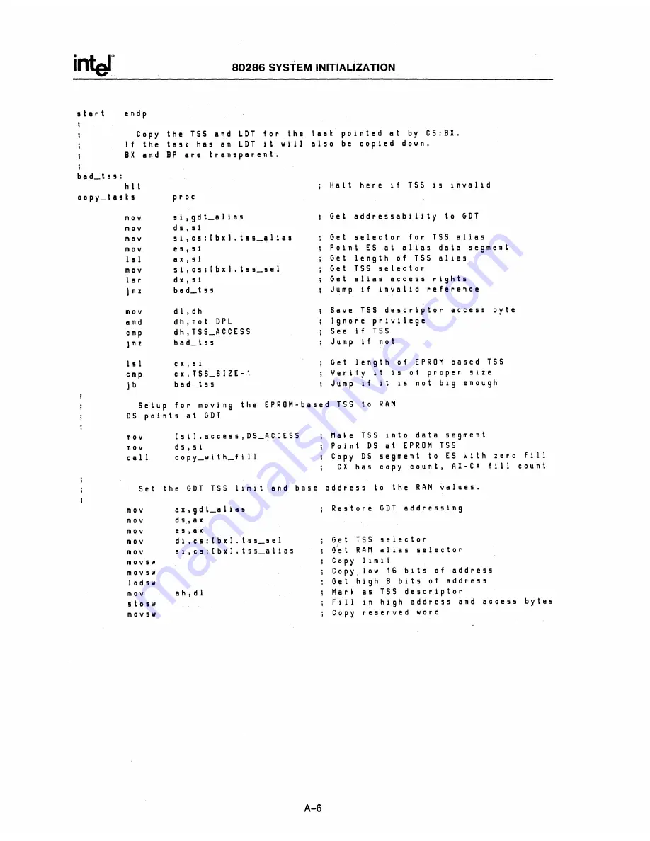 Intel 80286 Скачать руководство пользователя страница 204