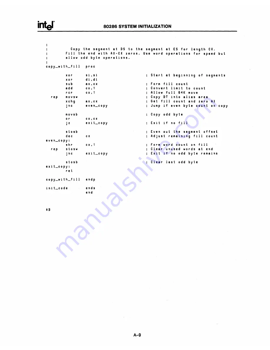 Intel 80286 Скачать руководство пользователя страница 207