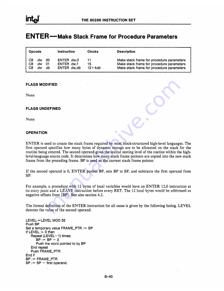 Intel 80286 Скачать руководство пользователя страница 250