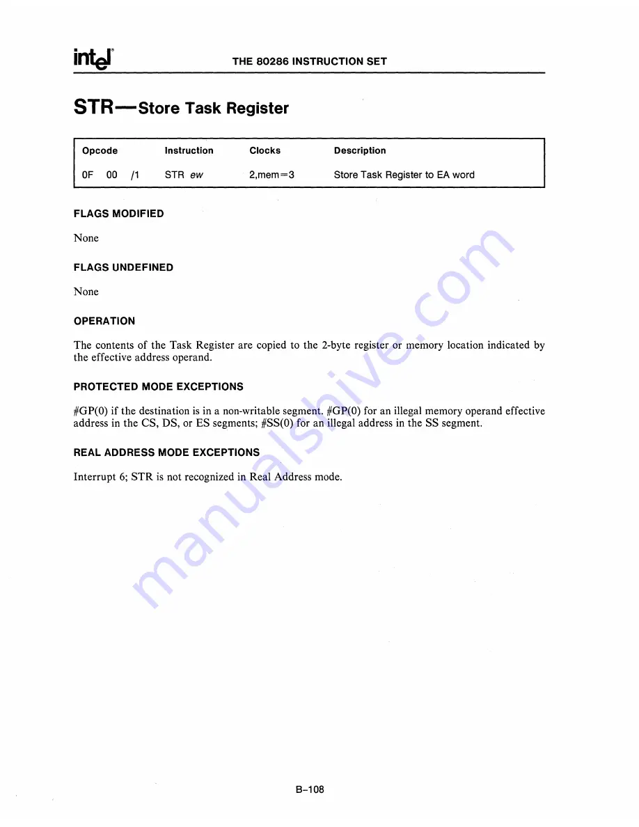 Intel 80286 Скачать руководство пользователя страница 318