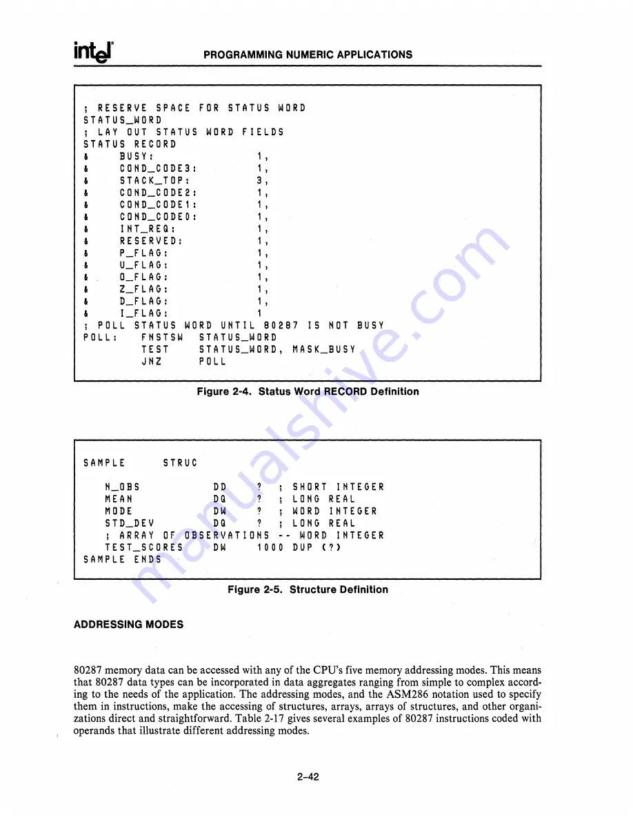 Intel 80286 Скачать руководство пользователя страница 434