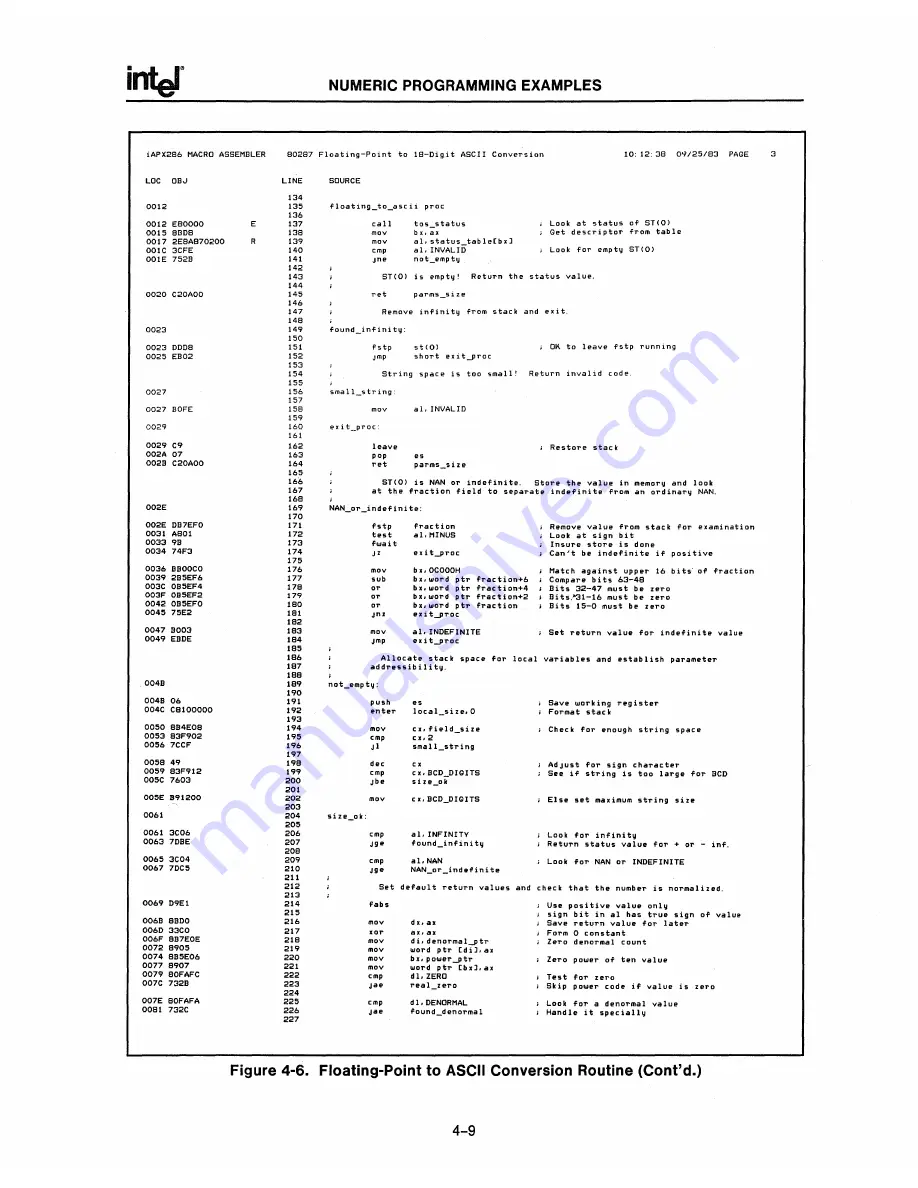 Intel 80286 Скачать руководство пользователя страница 465