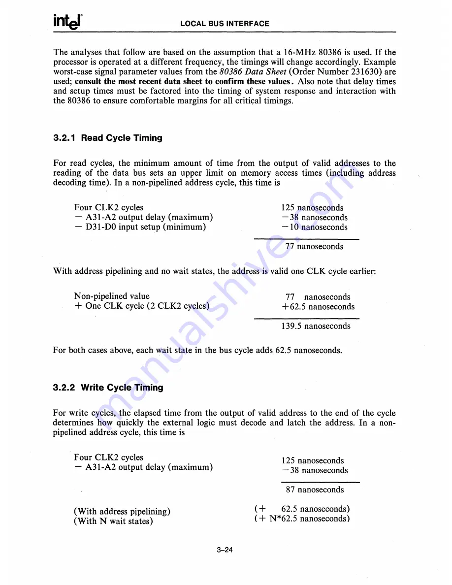 Intel 80386 Hardware Reference Manual Download Page 58