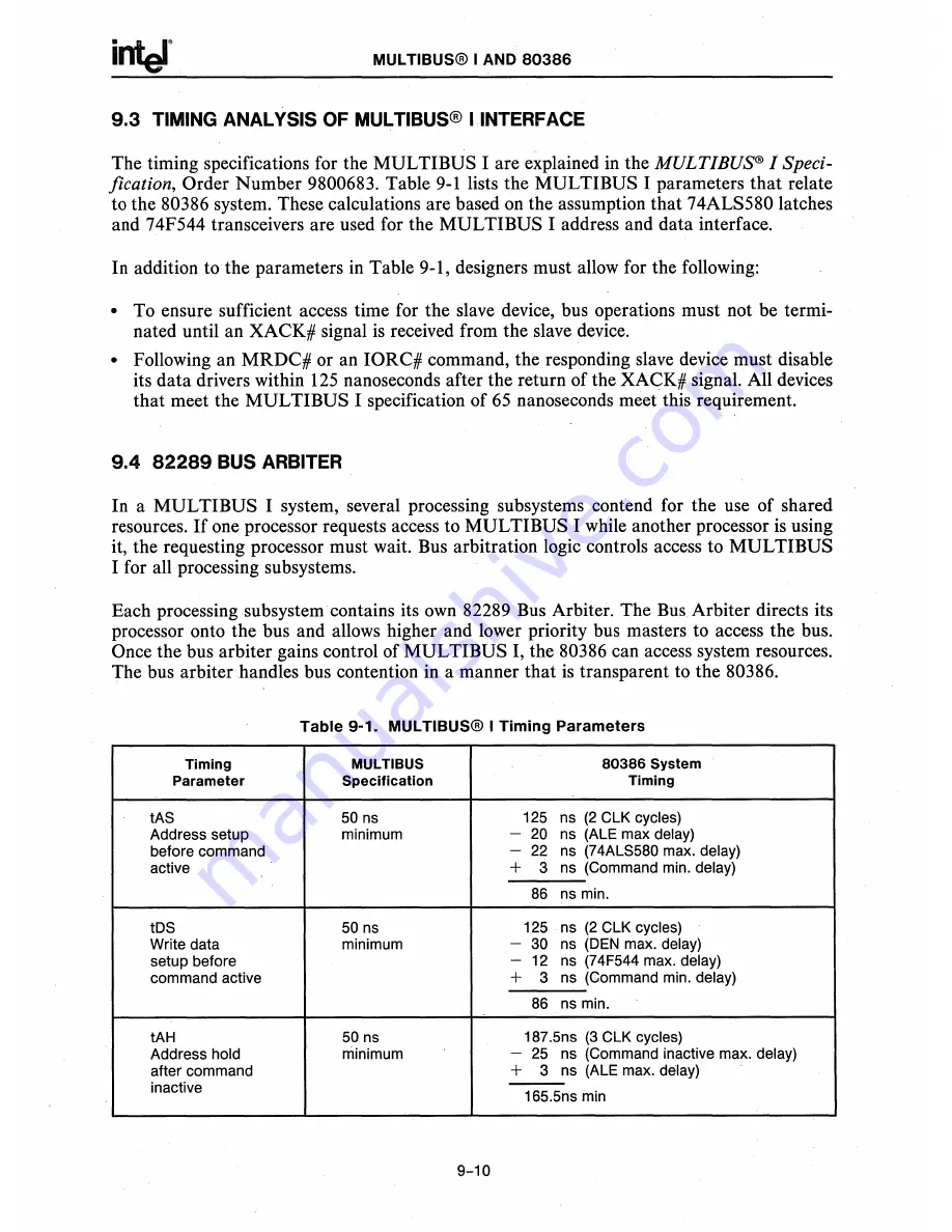 Intel 80386 Hardware Reference Manual Download Page 188