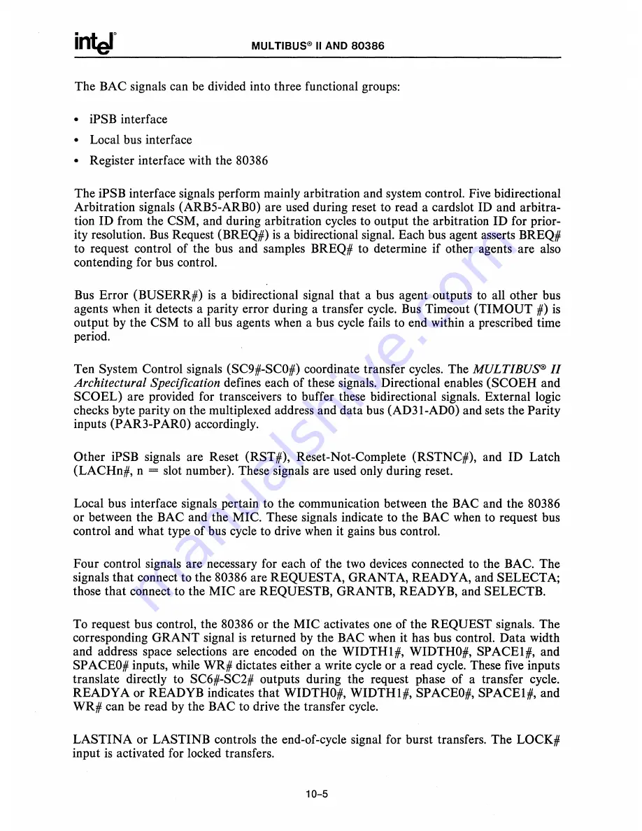 Intel 80386 Hardware Reference Manual Download Page 207